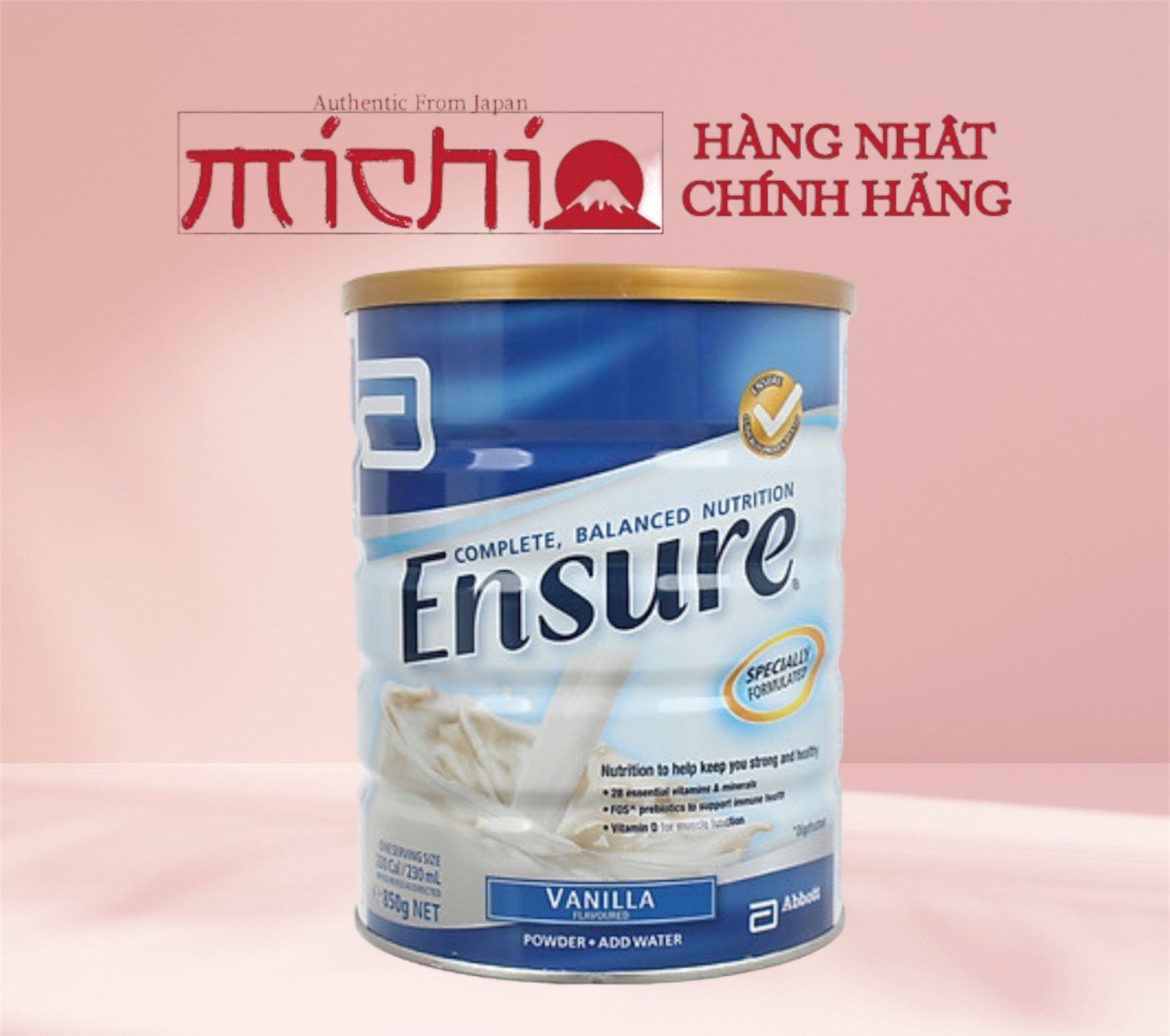 Ensure Uc 850gram vị vanila