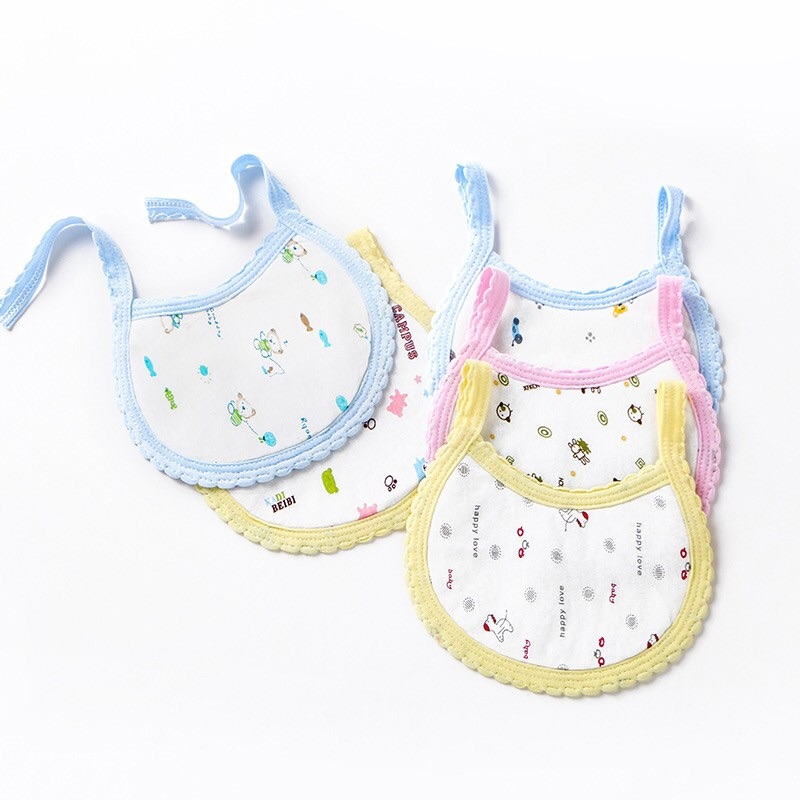Yếm tròn cotton buộc dây siêu xinh
