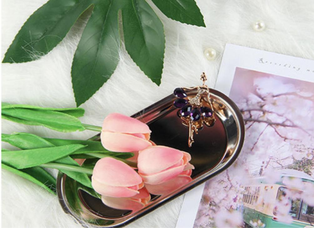 Cành hoa Tulip - Hồng nhạt