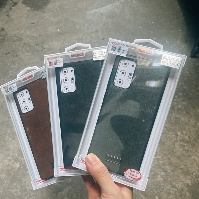 Ốp Sulada Da trơn Samsung Note20/ Note 20 Ultra/ Note10/Note10+