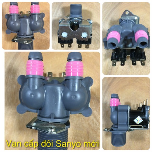Van cấp nước máy giặt SANYO đôi mẫu mới