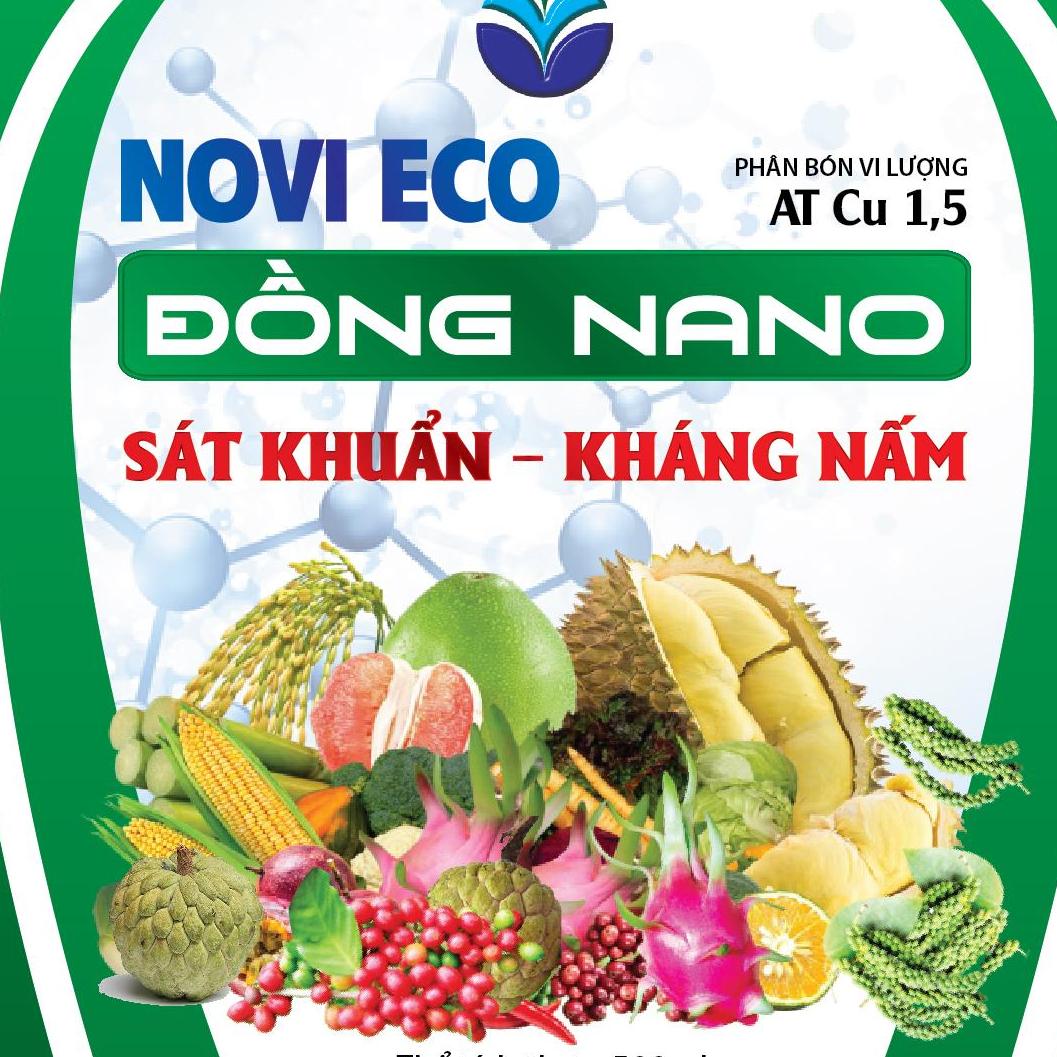 Phân bón vi lượng novi eco đồng nano 500ml