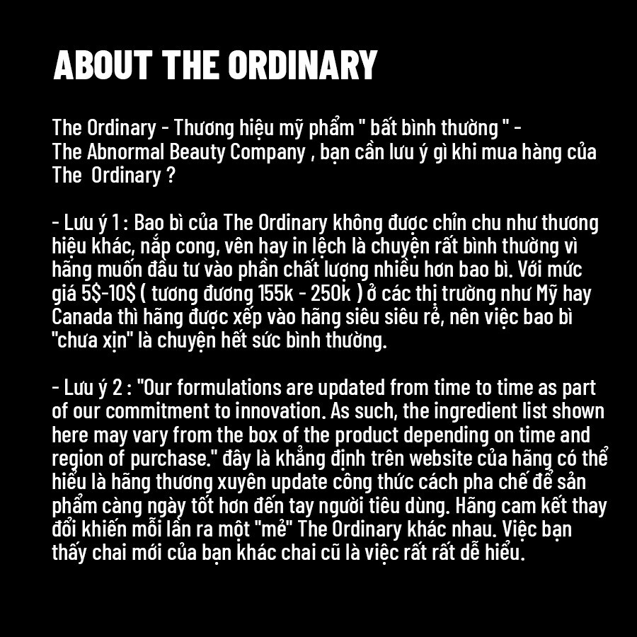 THE ORDINARY - Tẩy da chết hoá học AHA 30% + BHA 2% Peeling Solution
