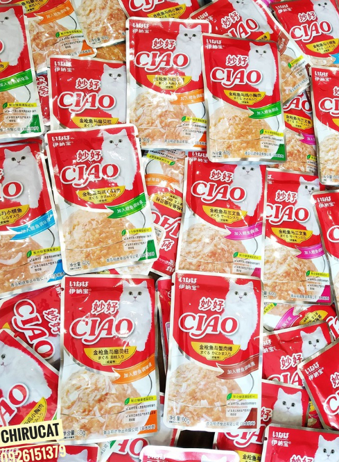 Pate mèo Ciao gói 60g