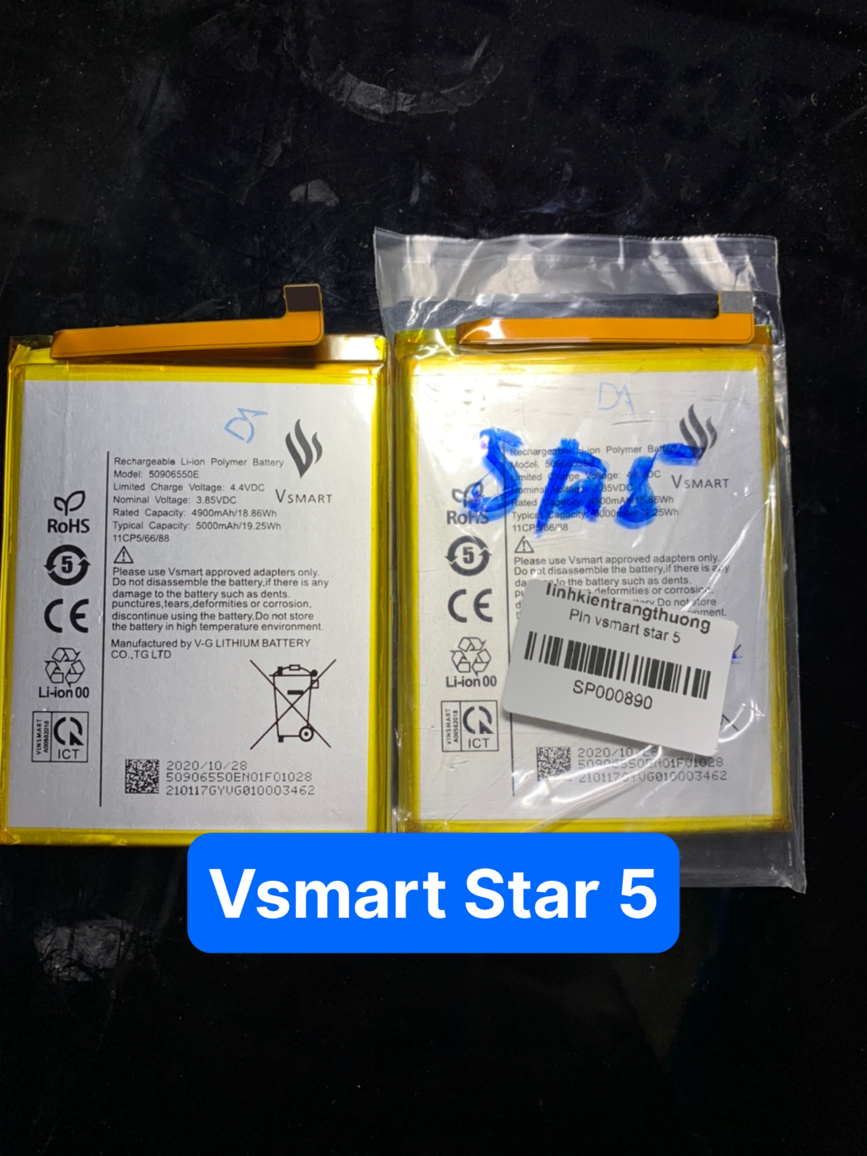 Pin điện thoại Vsmart Star 5 / joy 3 hàng zin công ty