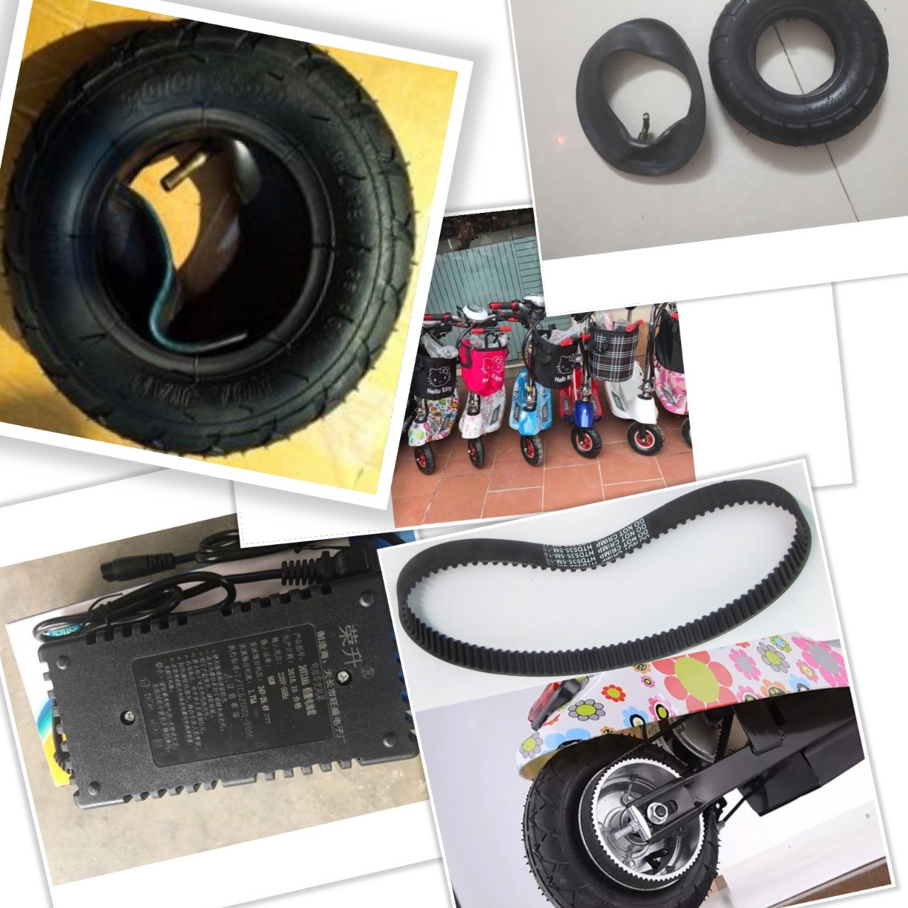 Săm xe scooter điện mini bánh xe 8inch (  ruột xe ) 200*50