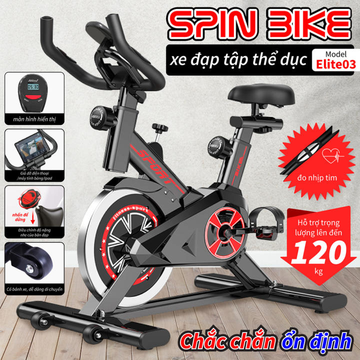 BG Xe đạp tập thể dục trong nhà giúp tăng cơ ELITE 3 rèn luyện sức khỏe, xe đạp tập gym tăng sức khỏe 2 MÀU chọn lựa