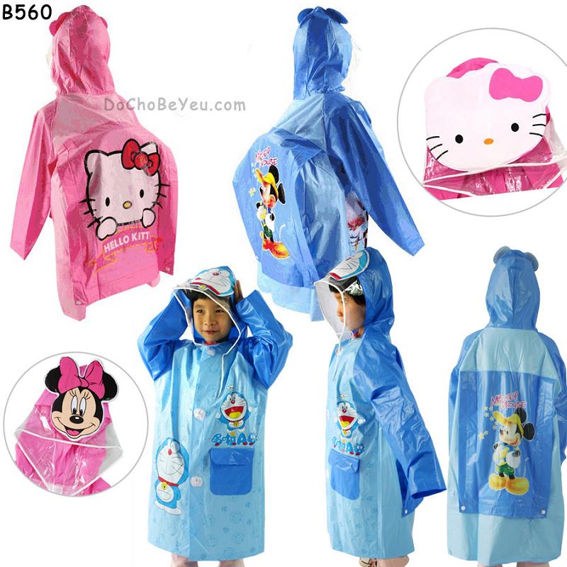 Áo mưa trẻ em thời trang cao cấp, áo mưa cho bé, áo mưa hoạt hình cho bé trai và bé gái, áo mưa măng tô cho bé, áo mưa hoạt hình, áo mưa