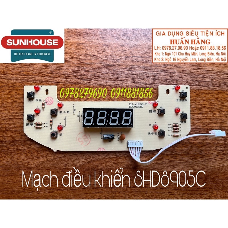 Mạch nguồn nồi cơm điện Sunhouse Mama SHD8905C