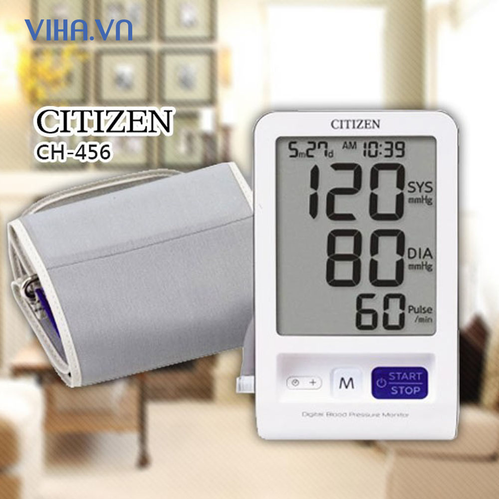 Máy đo huyết áp bắp tay Citizen CH-456