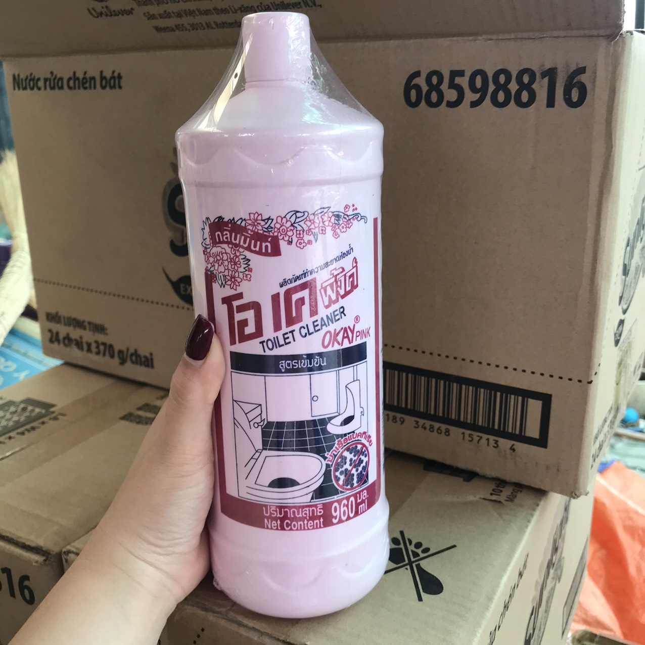 Nước tẩy bồn cầu Okay Thái Lan