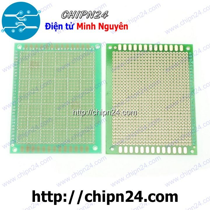 [1 tấm] testboard 1 mặt thủy tinh (board đồng đục lỗ pcb, testboard cắm hàn 5x7cm/7x9cm/9x15cm/12x18cm) - [chọn loại]