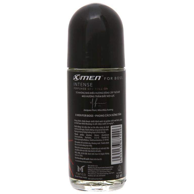 Lăn khử mùi X-men For Boss Intense 50ml