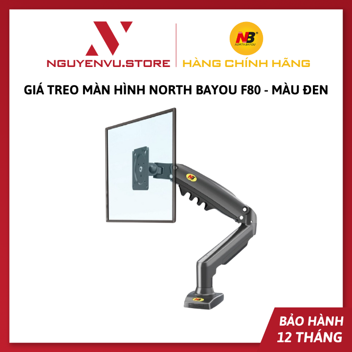 North bayou nb f80 screen mount | fits 17-30 screen | 9kg load-authentic