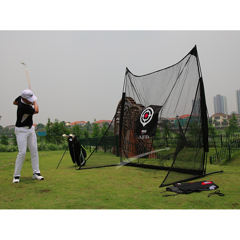 Set tập golf swing gồm khung lưới 250cm, thảm 120cm