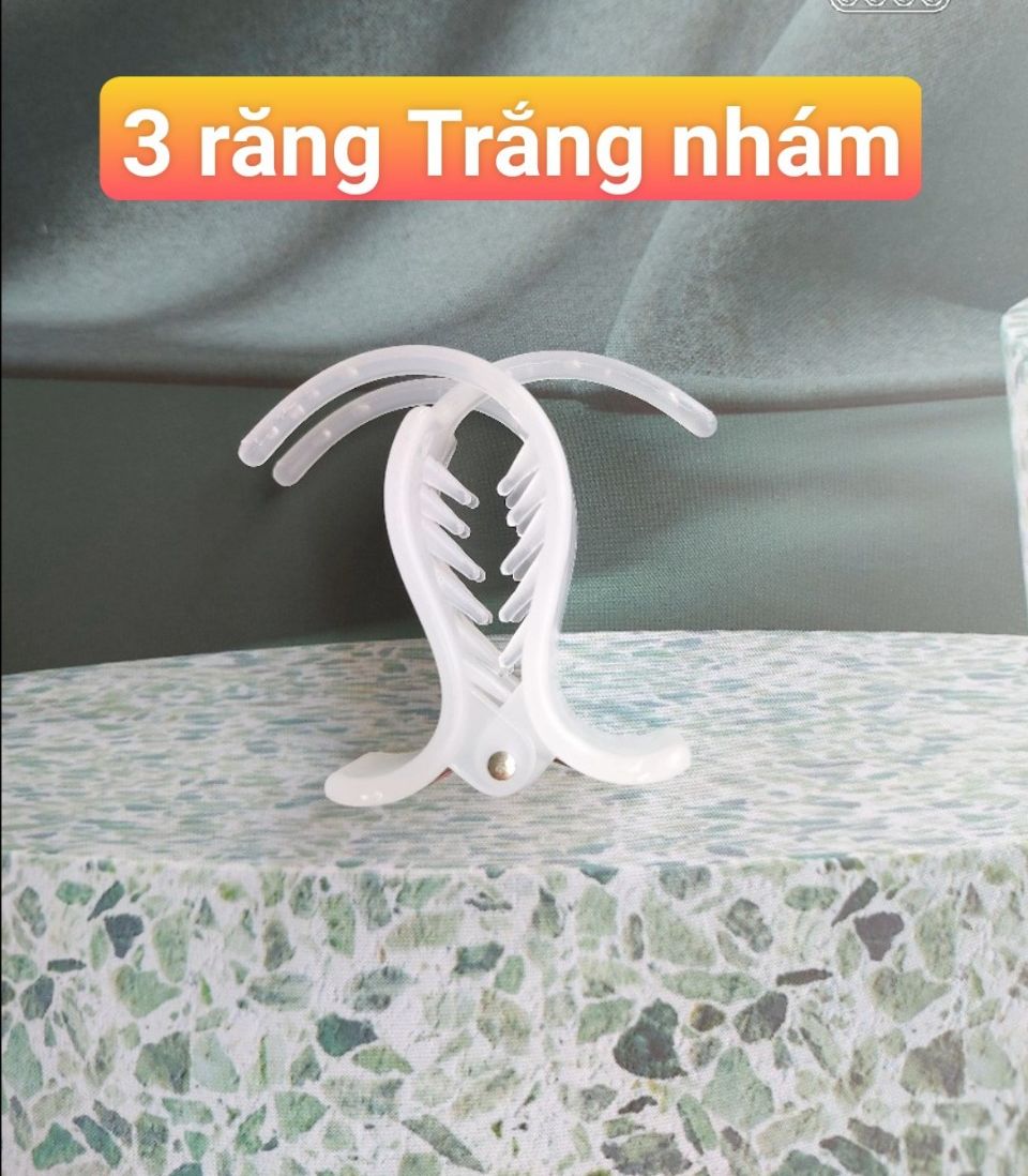 [HCM] SET 2 cái Kẹp tóc càng cua 3 Răng - 5 Răng nhiều màu