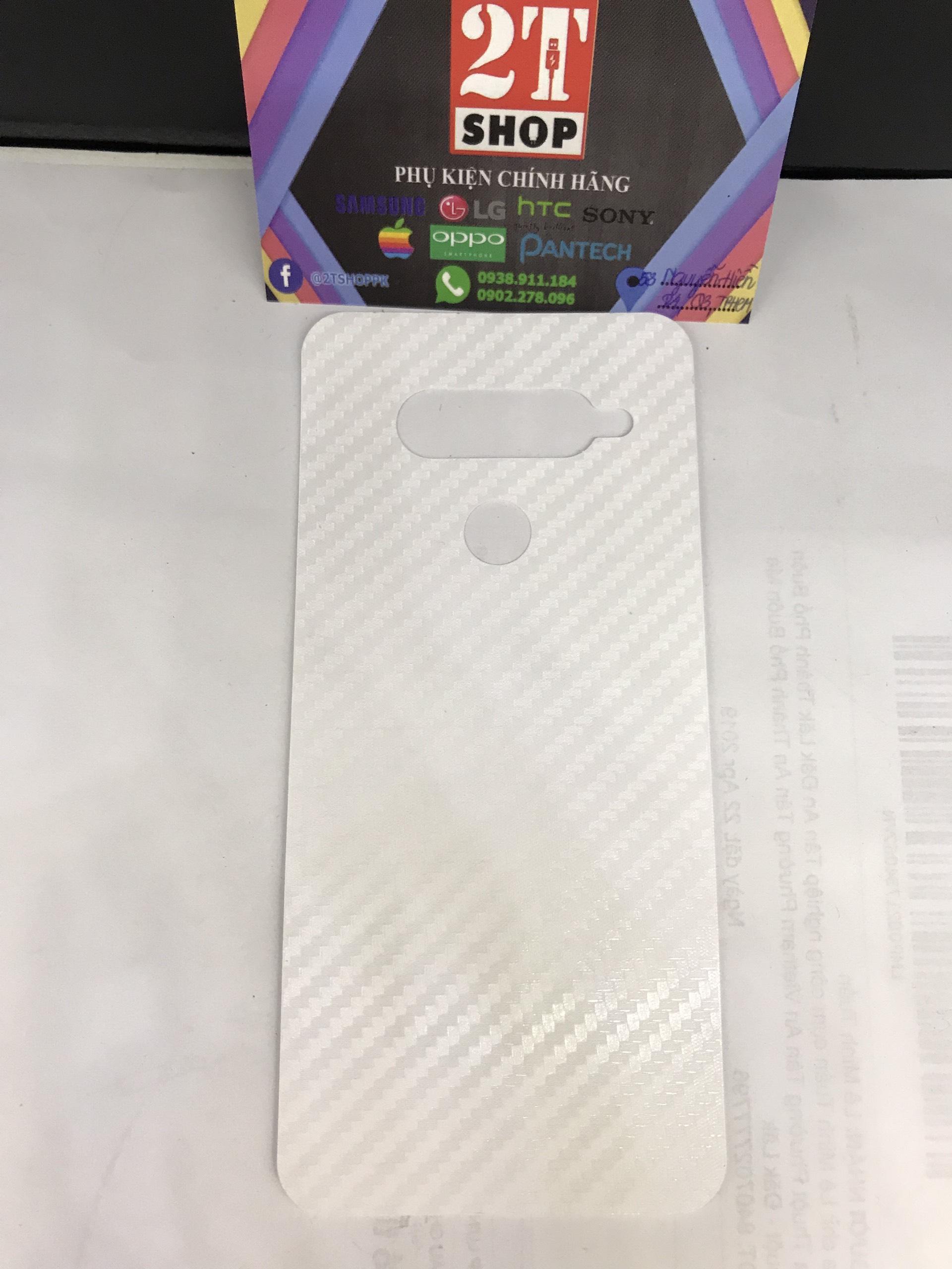 DÁN VÂN CARBON MẶT LƯNG LG V40
