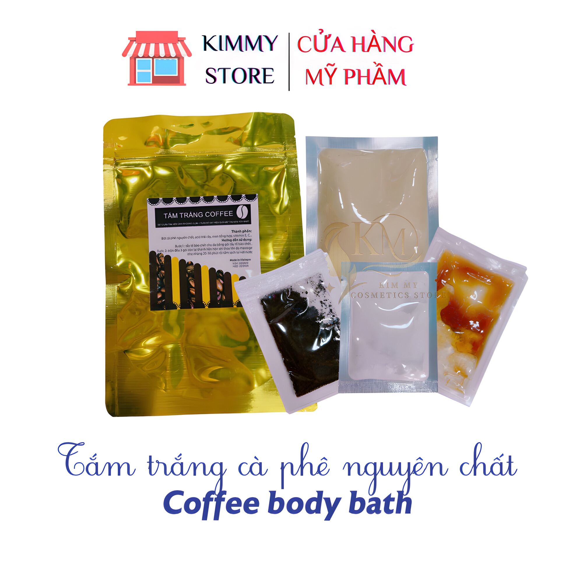 Combo 1 set tắm trắng coffee cà phê vỏ vàng
