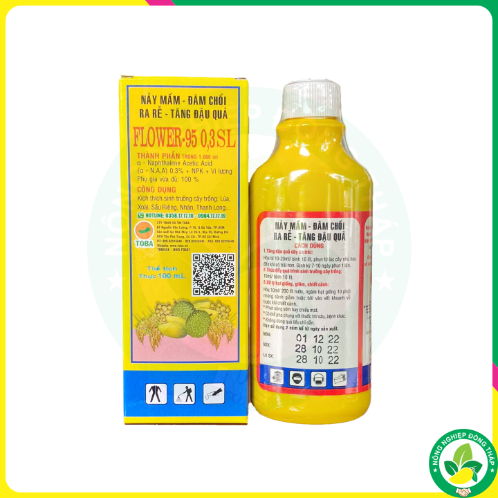 [COMBO 2 CHAI] Điều Hòa Sinh Trưởng FLOWER 95 0,3SL (chai 100ml)