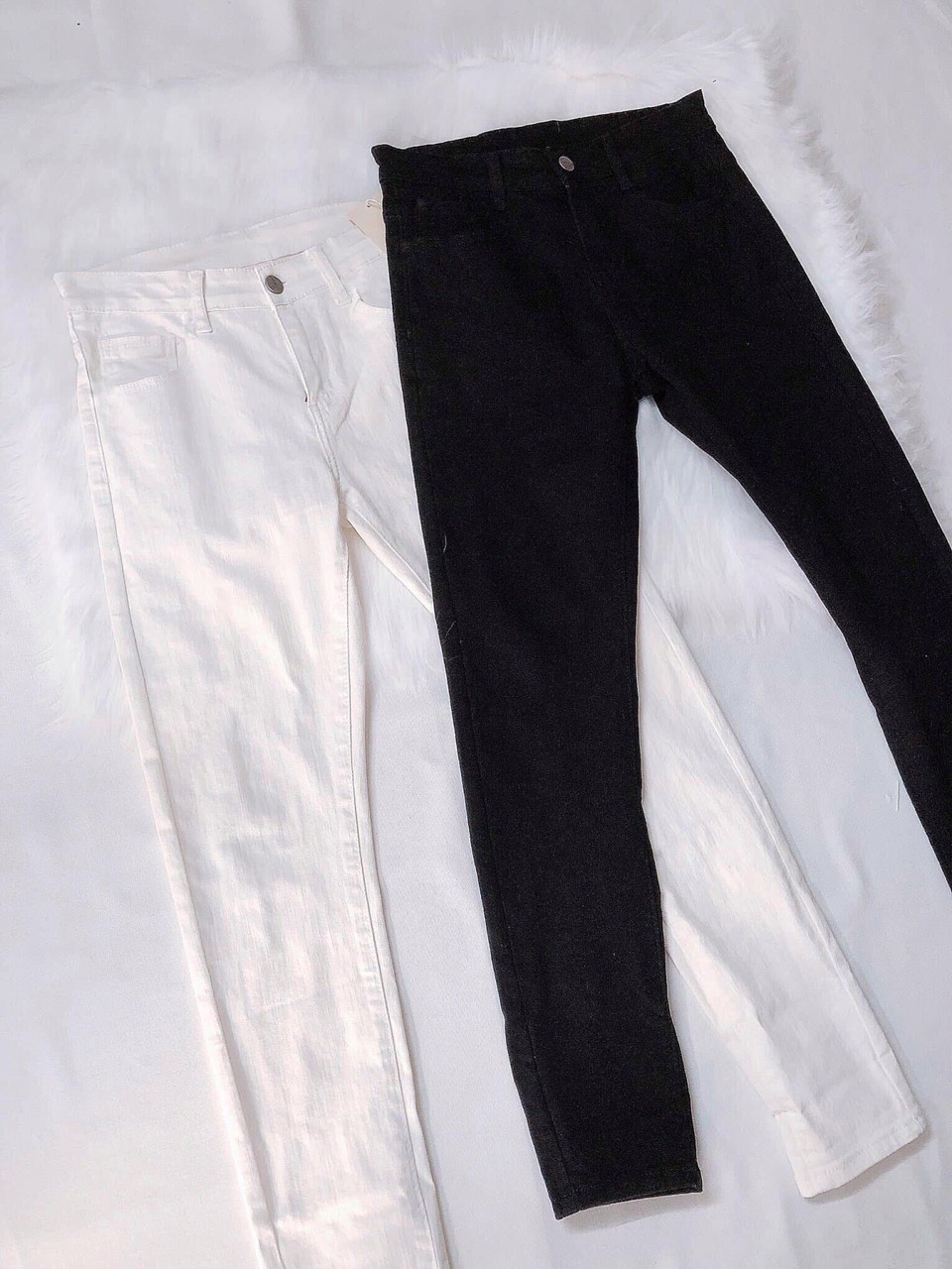 Quần jean nam màu đen trơn co giãn bốn chiều cao cấp đơn giản VNXK 310