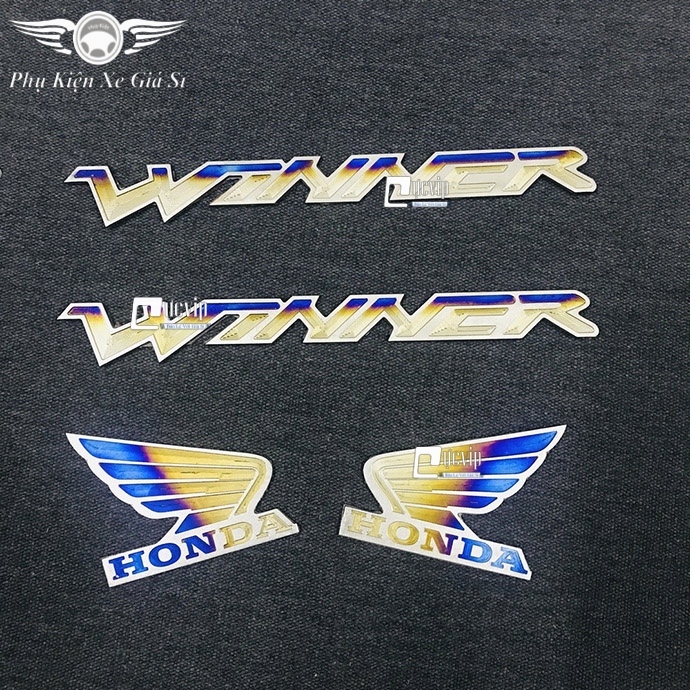 Combo 2 Tem Chữ Winner Và Logo Cánh Chim Lớn Titan MS3356