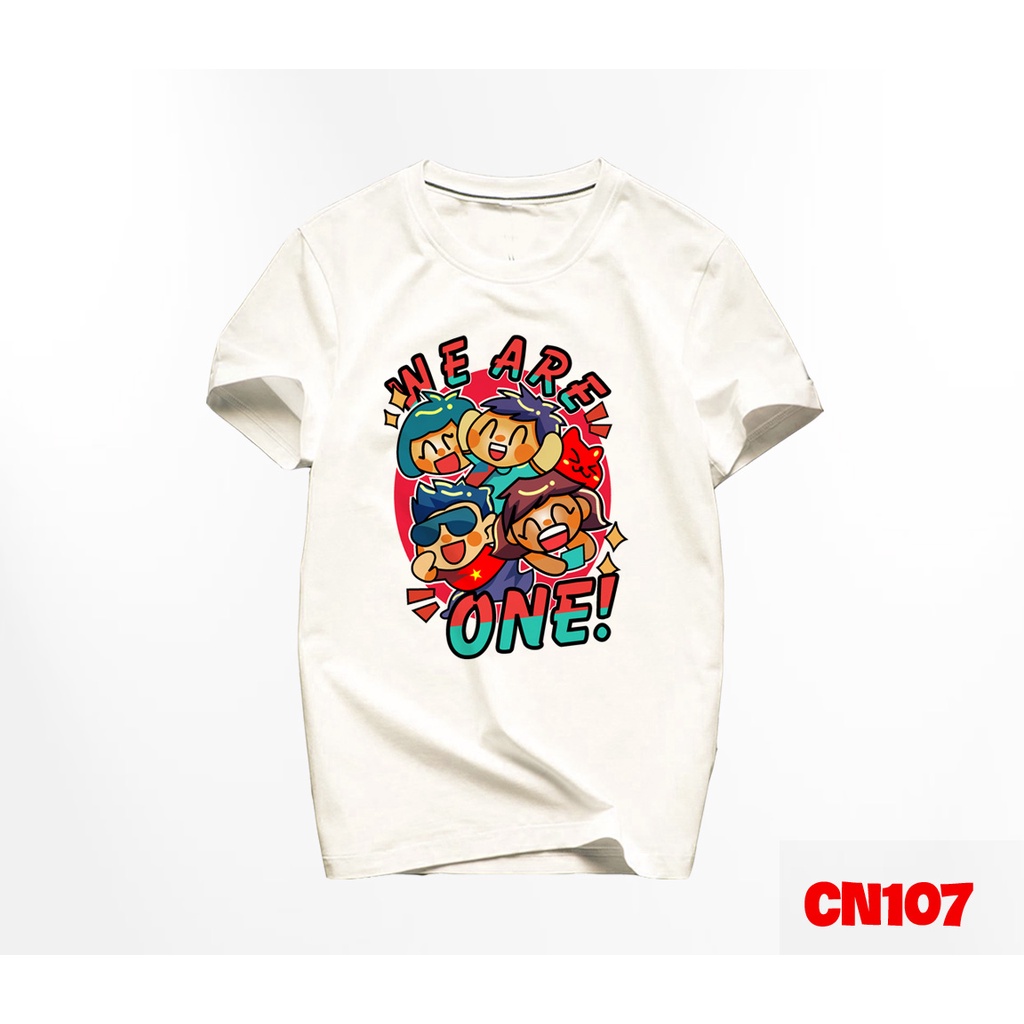 Đồng phục du lịch nhóm in we are one -- [ Giá niêm yết là giá của 1 áo]