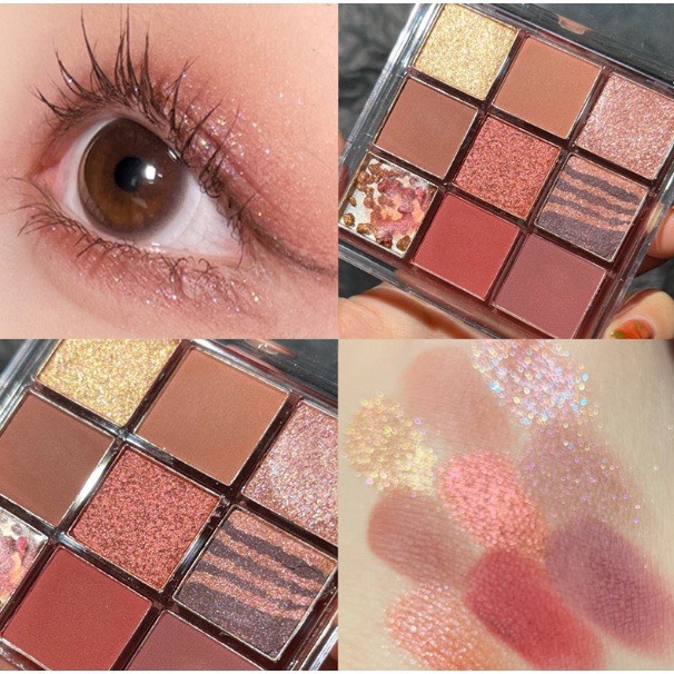 Bảng Phấn Mắt 9 Màu Dikalu Coco Venus