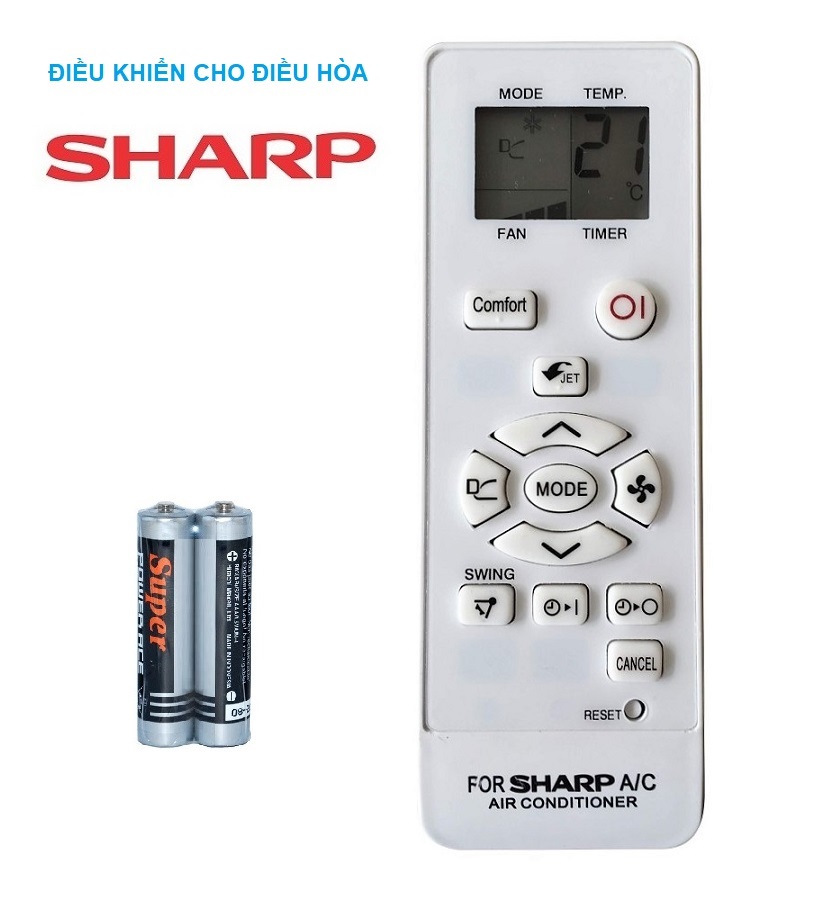 Remote Điều Khiển Máy Lạnh SHARP Điều Hòa AH-X9VEW AH-X12VEW AH-X18VEW