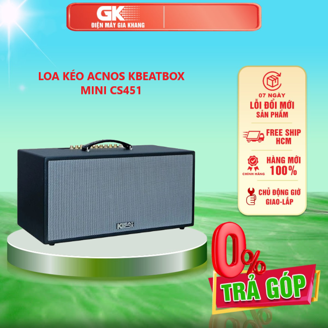 Loa kéo acnos kbeatbox mini cs451 - hàng chính hãng - bảo hành tại trung tâm bảo hành của hãng - giao toàn quốc - freeship hcm