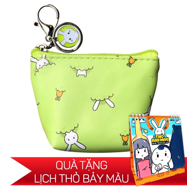 Fahasa - Ví Móc Khóa Thỏ - Thỏ Bảy Màu - CPT7M01