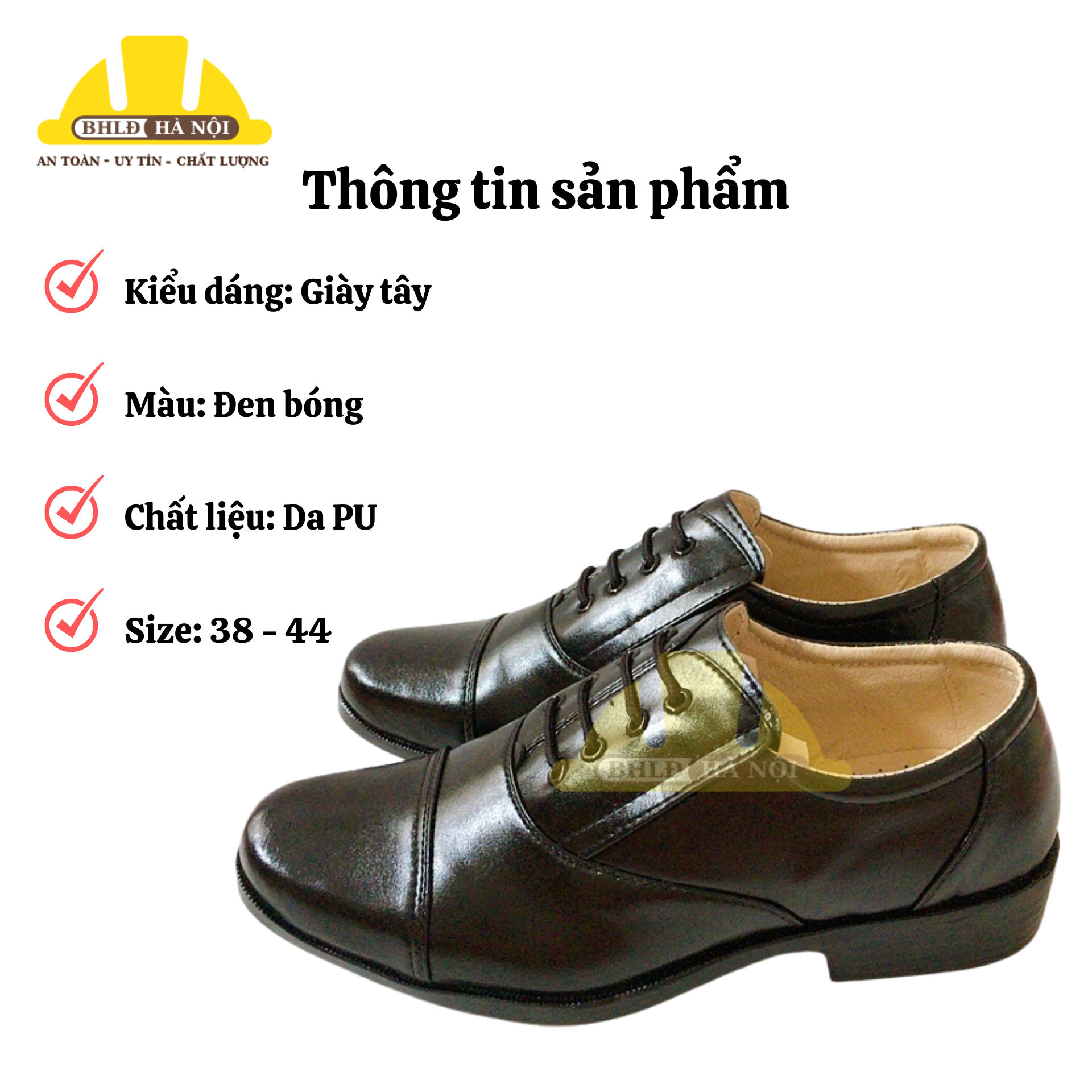 Giày da nam bảo vệ