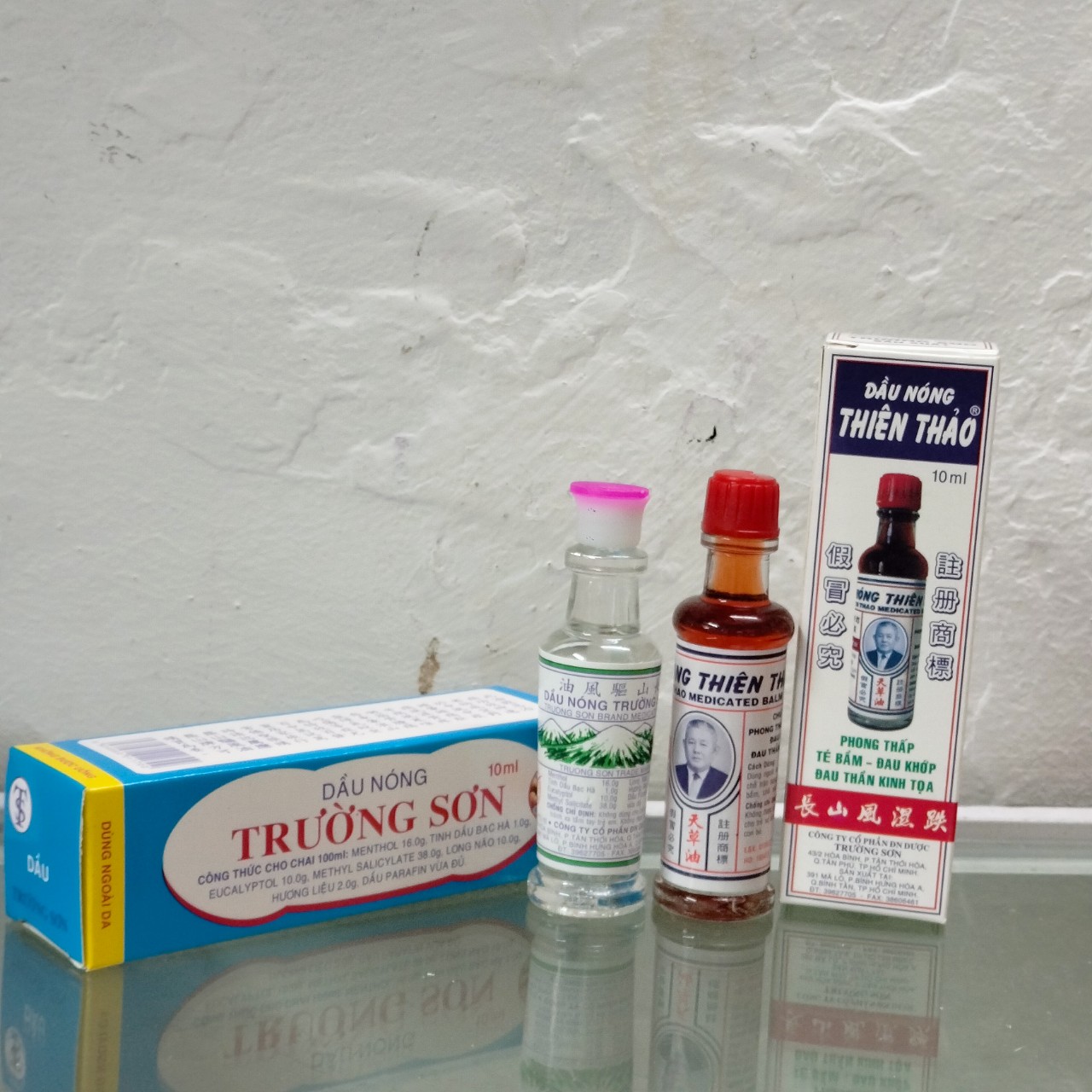 Dầu nóng Trường Sơn, Thiên Thảo chai 10ml