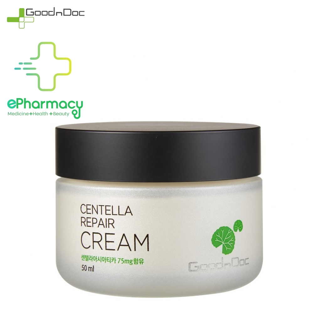 Kem Dưỡng Da GoodnDoc Centella Repair Cream rau má phục hồi da hư tổn