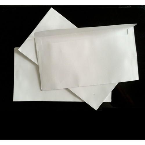 Bao thư trắng 14x20 có keo: 100 cái