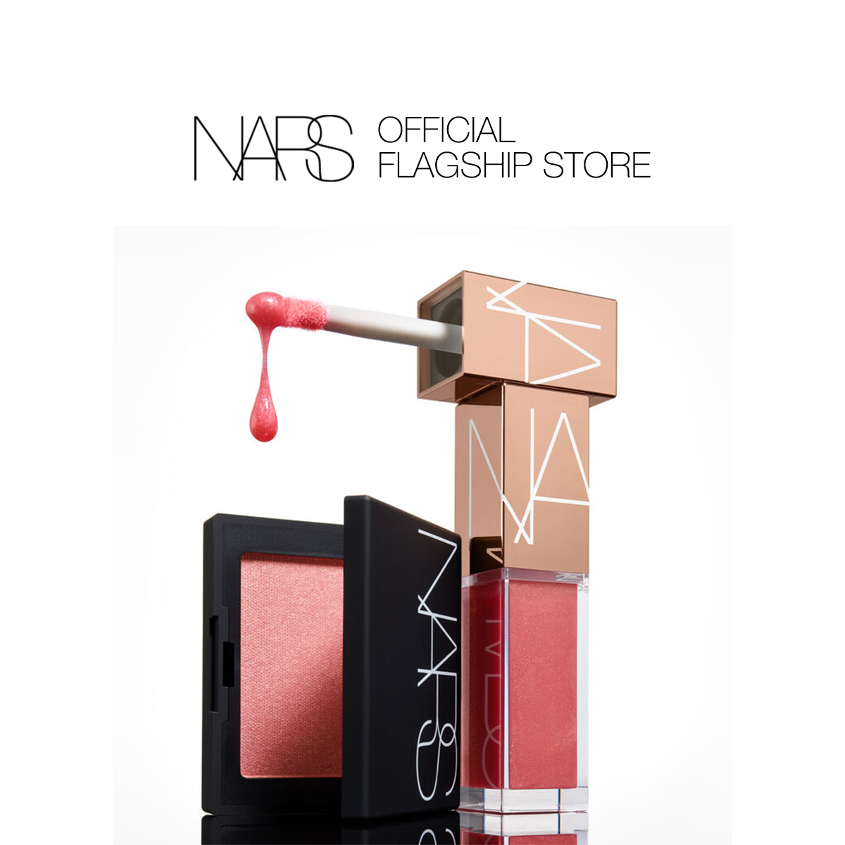 Bộ son môi dạng lỏng và phấn má hồng NARS Mini Orgasm Blush & Lip Duo