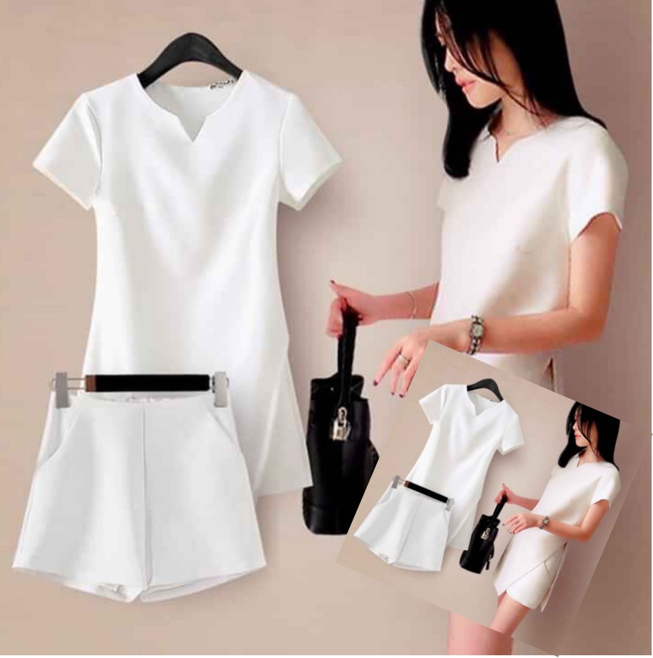 [Sét Bộ Cực Hót] Sét Bộ Trắng Hót Trend Siêu Dễ Thương Siêu Cá Tính