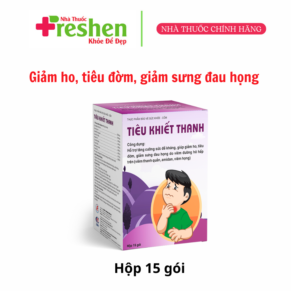[HCM]Cốm Tiêu Khiết Thanh - Giúp Giảm Ho Tiêu Đờm Giảm Sưng Đau Họng