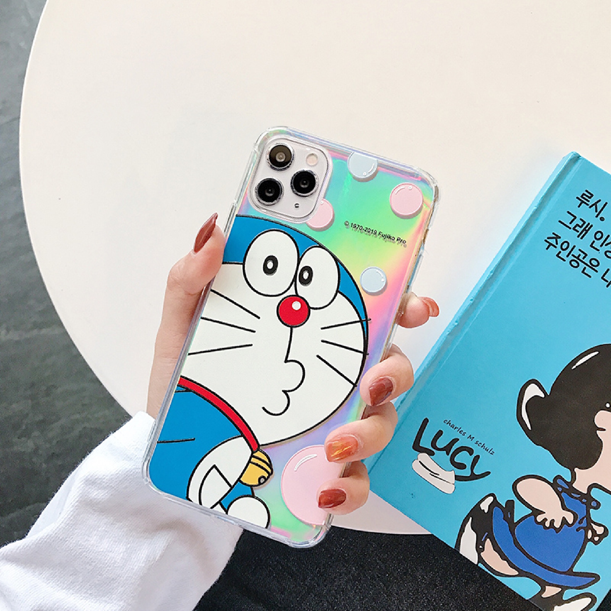 Ốp Lưng Silicon Chống Sốc Phản Quang Doremon