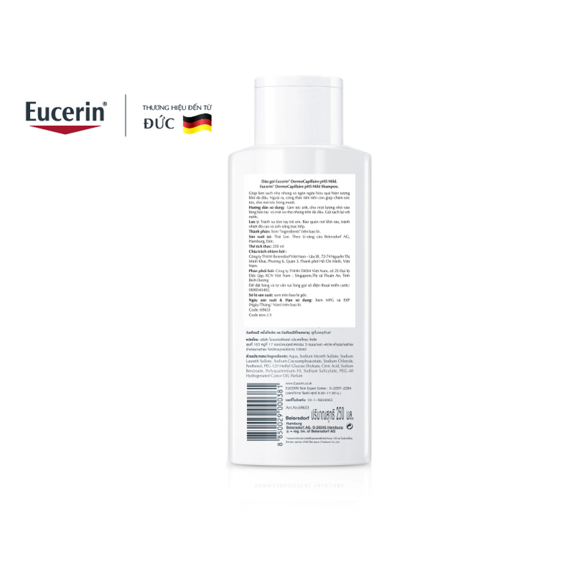 Dầu Gội Cân Bằng PH Cho Tóc Dermocapillaire PH5- Eucerin