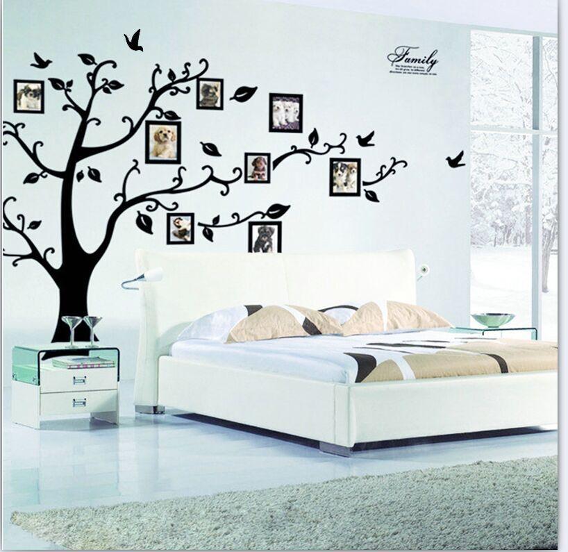 Decal dán tường Cây khung ảnh 4 size lớn AmyShop DCX027