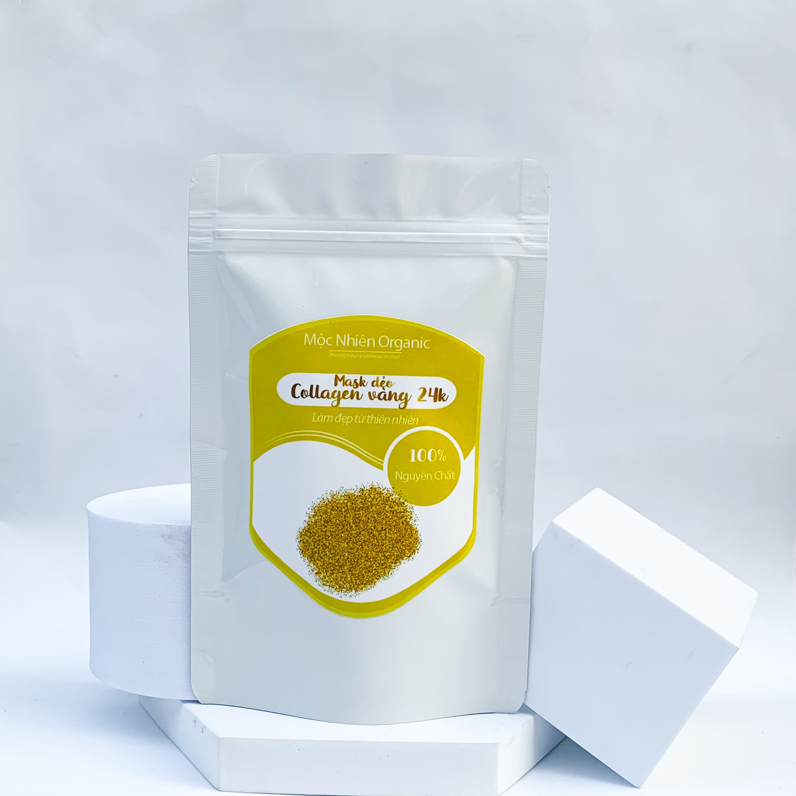 Mặt nạ Dẻo Collagen Vàng Sâm 24K-Se khít lỗ chân lông
