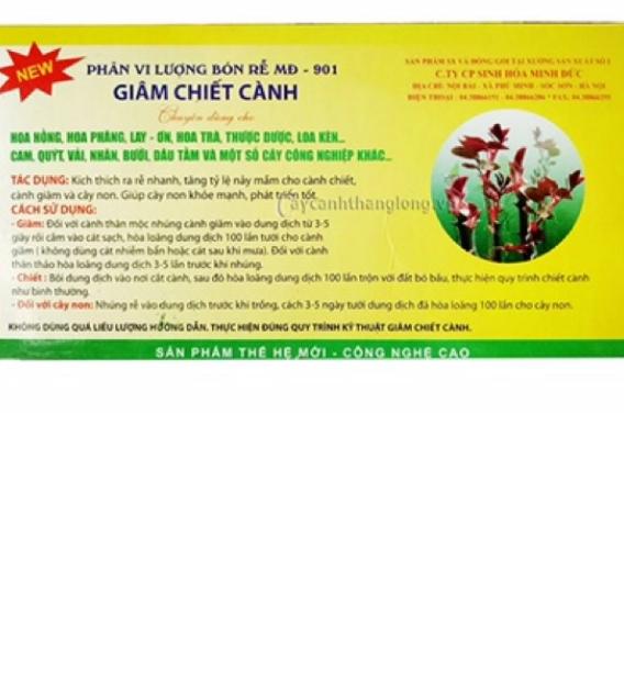 Dung Dịch Giâm Chiết Chiết Cành (10 Ống)