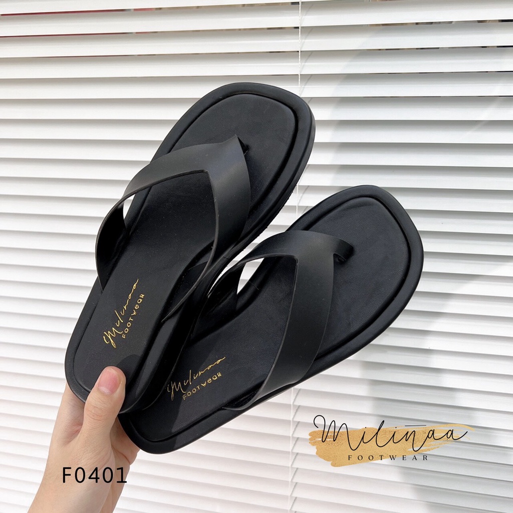 Dép nữ đế xuồng to 2p quai to kẹp bản chữ v f0401