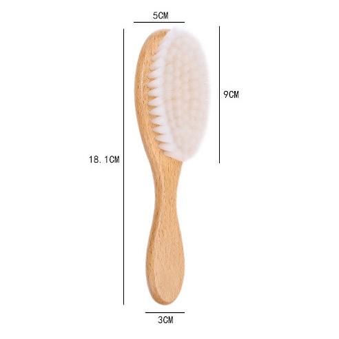 Fade Barber Hair Brush with Wooden Handle Is Extremely Clean