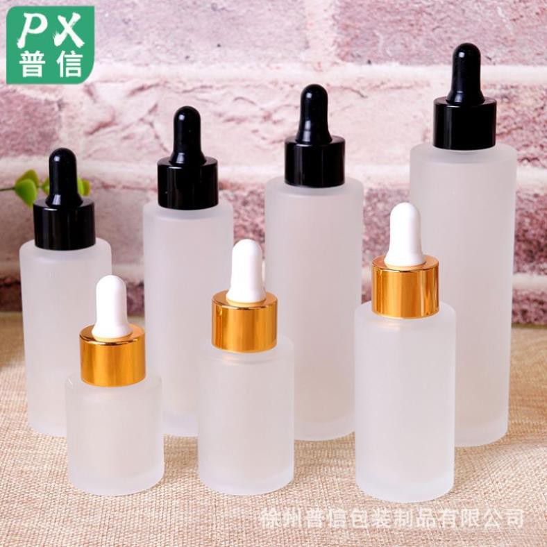[Combo 3sp]  [20ml/30ml/50ml] Lọ chiết tinh dầu Thủy tinh mờ đựng serum