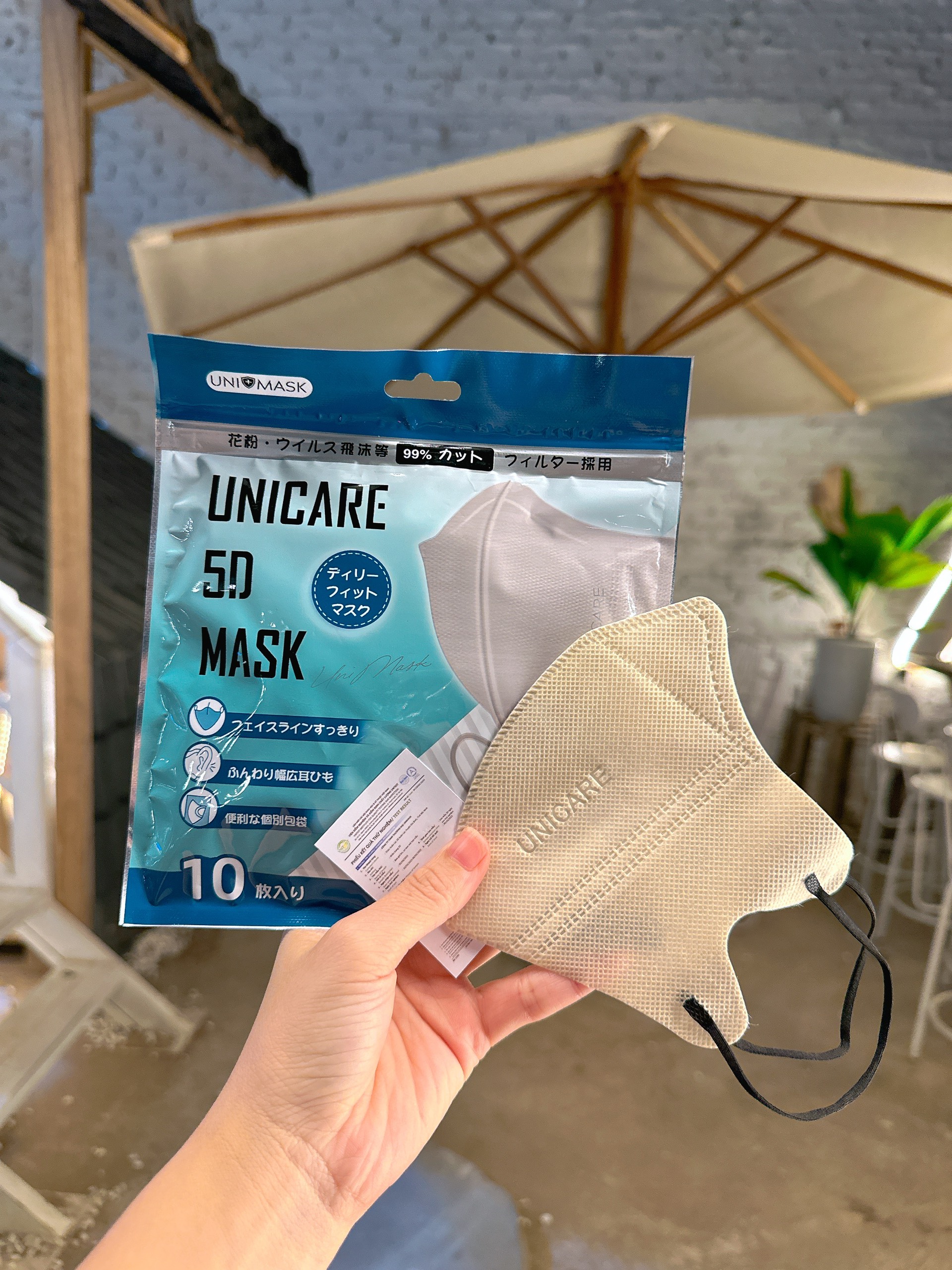 Combo 100c Khẩu Trang 5D CHÍNH HÃNG UNIMASK