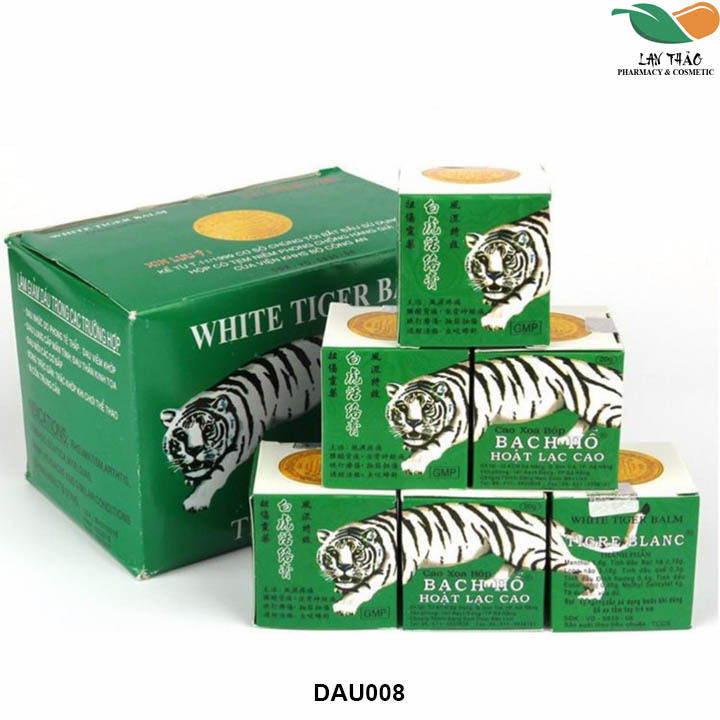 [HCM]Lốc 12 hủ cao xoa bóp Bạch Hổ hoạt lạc cao (20g)