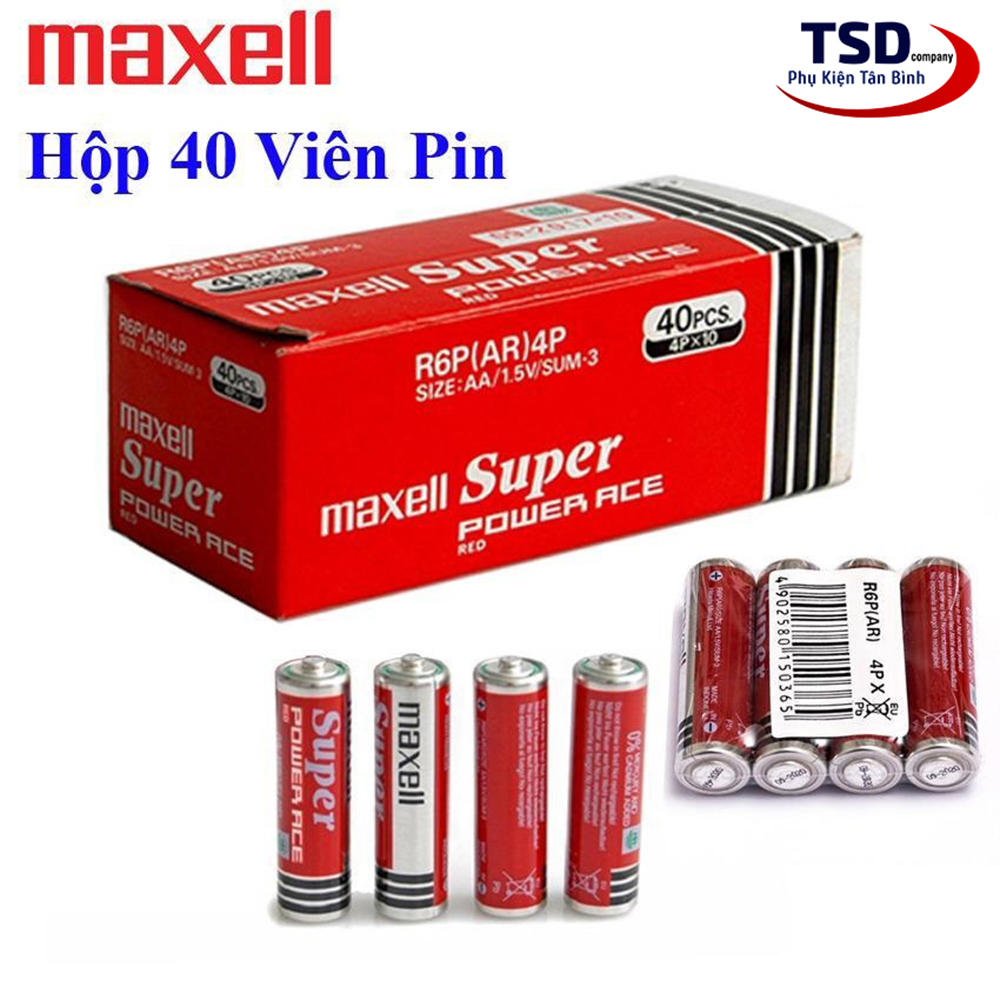 Combo 4 viên pin Maxcell 2A