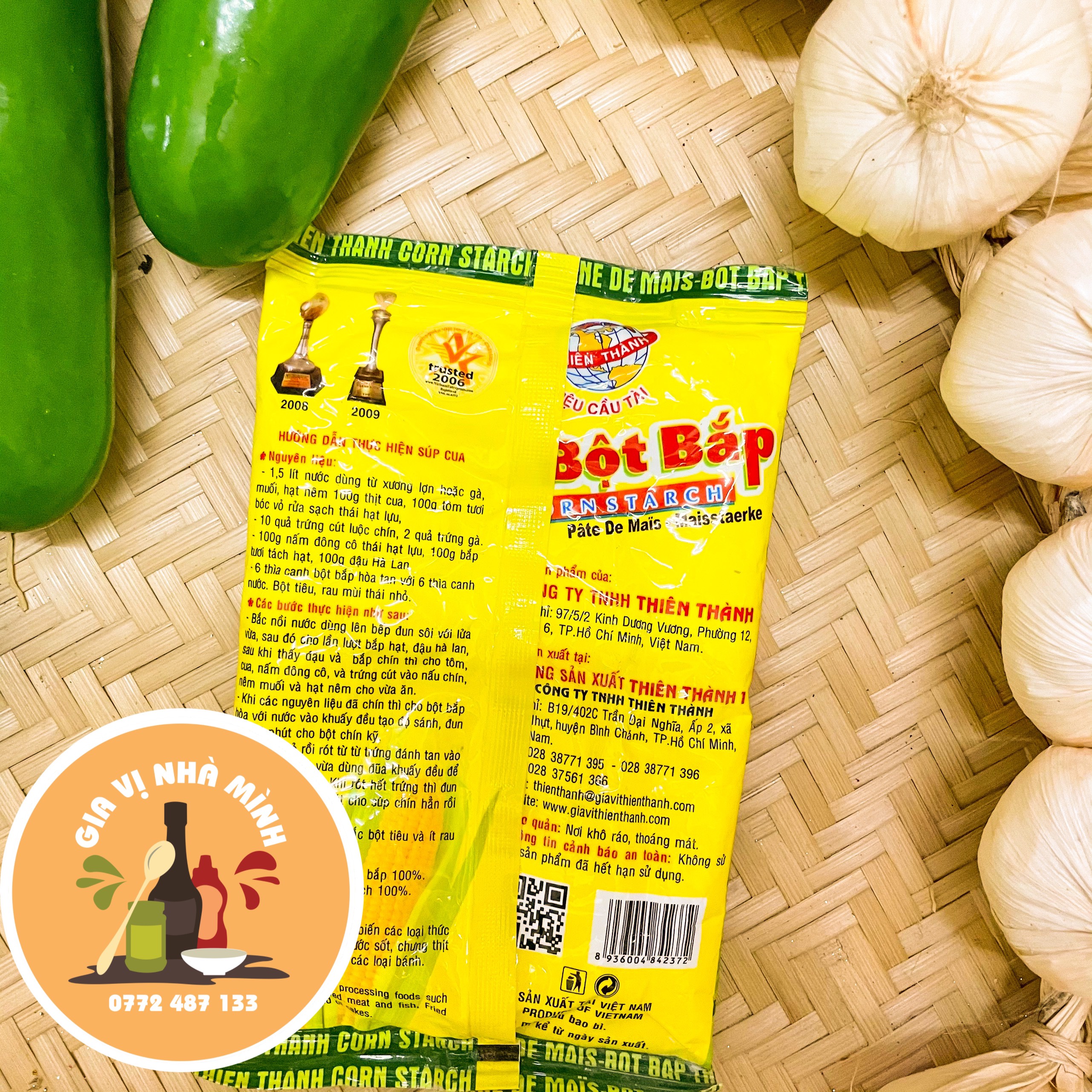 BỘT BẮP HIỆU CẦU TÀI THIÊN THÀNH 150GR