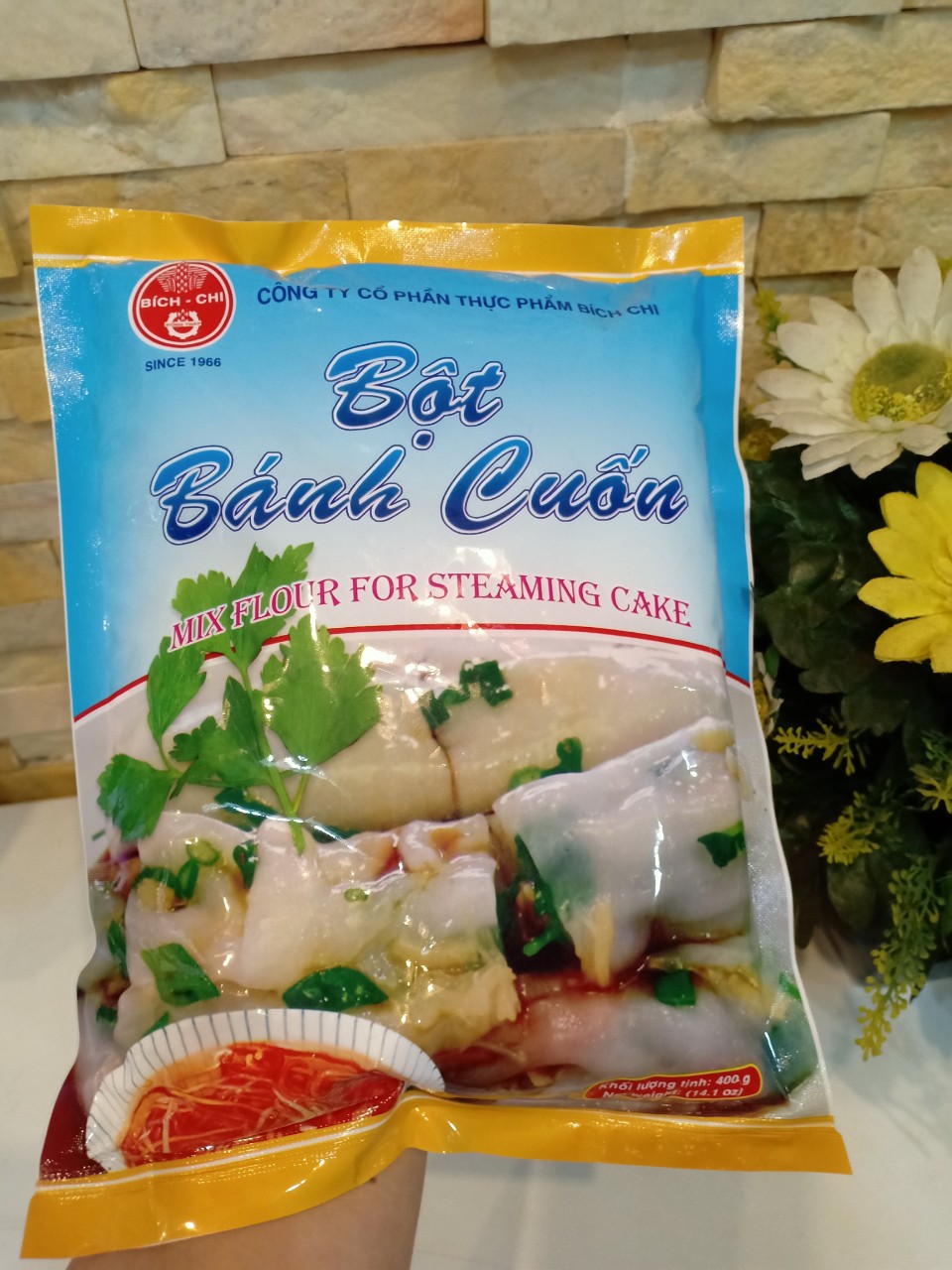 BỘT BÁNH CUỐN (SẢN PHẨM CỦA CÔNG TY BÍCH CHI) GÓI 400 GRAM